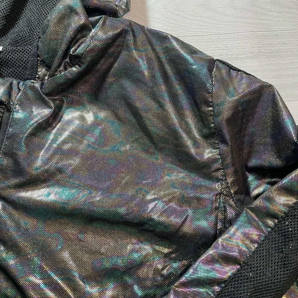 Ideology girls black metallic jacket youth‎ large